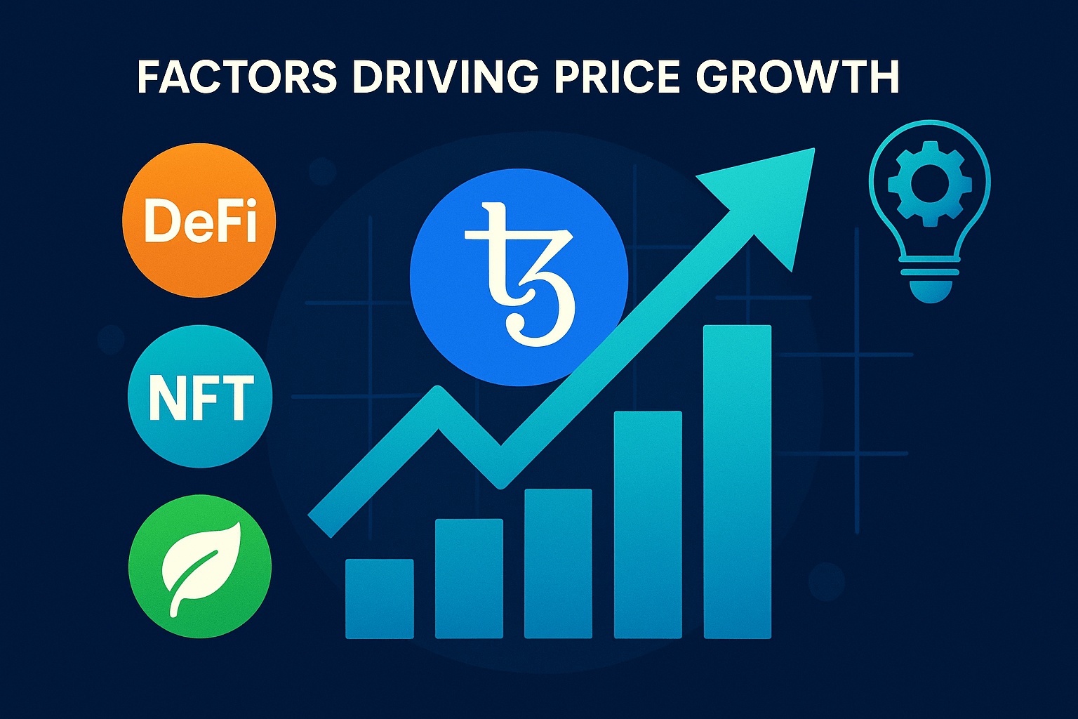 Tezos market strength visualization